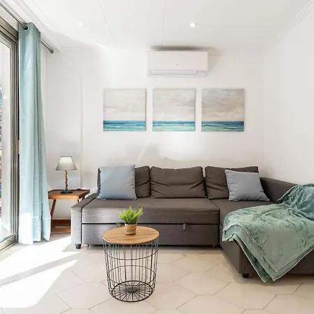 50mbeach-2room-pool-wifi-bigterrace-portavntura-aa10 Apartment Salou